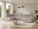 Feraria 6 seters Bubblig sovesofa med divan og sjeselong oppbevaring Venstre   Royal 18