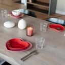 Seasons Love Collection Hjerteformet Tallerken 25cm Rosa