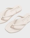 SLEEPERS Tapered Sand Flip Flop   White   40
