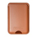 FERRELLI MAGNETISK KORTHOLDER, BRUN