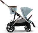 Cybex Søsken/tvillingvogn Gazelle S  Sky Blå/taupe