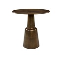 Chloé kafébord rundt vintage messing