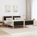  Sengestamme Brunt og svart 180 x 200 cm Heltre furu