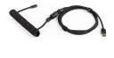 DUTZO Coiled Aviator USB-C cable - Black - Upgrade Accessories - Svart