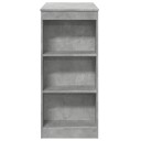  Barbord med stativer betonggrå 95x47x103,5 cm konstruert tre 8721158386731