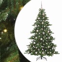  Kunstig sammensatt juletre med 300 LED med stativ 180 cm PVC