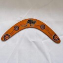 Boomerang med australsk design brun