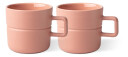 NJRD Lines kopp 30 cl 2-stk. Rosa