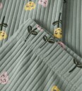 Name It Leggings   Rib   Flare   NmfVemma   Green Miljø/Happy F   Name It   4 år 104   Leggings Grønn Gul Rosa