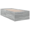  Sengeramme grå sonoma 75x190 cm konstruert tre 8721102616228