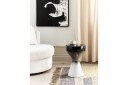 Filia Sidebord 30 cm - Svart/Hvit