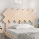 vidaXL Sengegavl 122,5x3x80,5 cm heltre furu