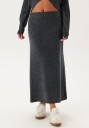 Pieces Pcnanu Hw Long Knit Skirt Bc Ombre Blue S