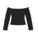 Ganni Dame Bluser & Skjorter Svart S,