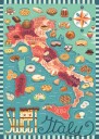 Puslespill 1000 Kart Over Italia Ravensburger