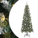  Kunstig juletre grønn 86 x 86 x 210 cm PVC og plast og stål
