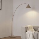 Lindby buelampe Triangolo beige høyde 195 cm metall E27