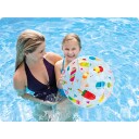 Oppblåsbar strandball 51 cm ulike mønstre 59040 INTEX
