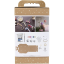 Creativ Company Julefigurer Papirmasse Modellsett 11 Deler Assorterte Farger