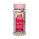 Funcakes Sugarpearls 8mm Metallic Silver 80g 
