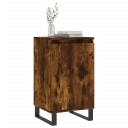 vidaXL Skjenk røkt eik 40x35x70 cm konstruert tre