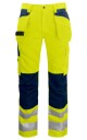 ProJob 6531 Håndverksbukse En Iso 20471 Kl 2 Yellow/Navy C50/150