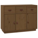 vidaXL Skjenk honningbrun 100x40x75 cm heltre furu