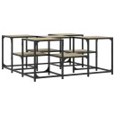  Salongbord sonoma eik 91x91x40 cm konstruert tre 8721012341258
