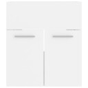 vidaXL Servantskap hvit 41x38,5x46 cm sponplate