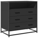  Kommode svart 70x41x70 cm konstruert tre 8721102841439