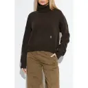 Sporty & Rich Dame Strikkevarer Brun XS,