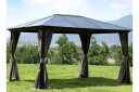 Sunsetia Paviljong 300x300x270 cm Polykarbonattak   Brun/Beige