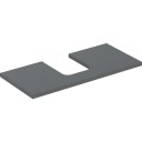 Geberit One benkeplate 104,2x47,3 cm matt antrasitt