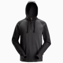 Snickers Workwear 2842-5804 Hettegenser halv glidelås Grå/svart XXL