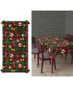 Rektangulær Plastduk med Julemotiver 137x274 cm