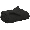 vidaXL Full år dyne Svart 220 x 240 cm Mikrofiber