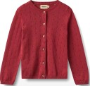 Wheat Knit Cardigan Maia   RED CHERRY   98