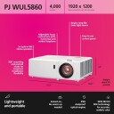 Ricoh PJ WUL5860 DLP-projektor 4000 Lumen WUXGA 16:10
