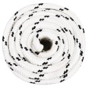 Arbeidstau hvit 18 mm 50 m polyester
