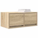 TV benk sonoma eik 60x31x25,5 cm konstruert tre