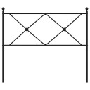  Sengegavl i metall svart 100 cm 8721012374157