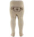 Minymo Strømpebukser Rib Sølv Mink 56/62 Strømpebukser Beige 56 62