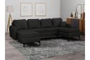 Knocklong 4 sits Hörnbäddsoffa Black  