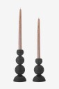 Bloomingville Kipp Lysestake Svart