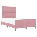  Sengramme Rosa 120x200 cm Fløyel
