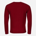 Alan Paine Crew Neck Lambswool - Dubonnet