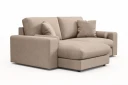 Arken Lyx 3 seter Vendbar L formet Dyp Divansofa i stoff   Beige