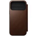 Nomad Modern Folio MagSafe Skinnetui til iPhone 17 Pro Max   Brun