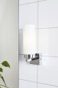 Markslöjd STELLA Vegglampe 1 lys Krom/Hvit IP44