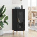  Svart eik 34.5 x 32.5 x 90 cm Konstruert tre